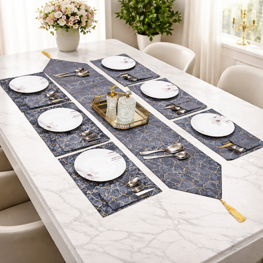 Blue Noir Table Set